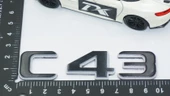 DK Tuning C 43 Bagaj Gri Siyah ABS Yazı Logo Benz İle Uyumlu - 2