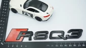 DK Tuning RSQ3 Siyah ABS 3M 3D Bagaj Logo Audi İle Uyumlu - 4