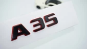 DK Tuning A 35 Bagaj Kırmızı Siyah ABS Yazı Logo Benz İle Uyumlu - 1