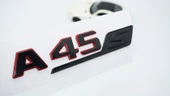 DK Tuning A 45S Bagaj Kırmızı Siyah ABS Yazı Logo Benz İle Uyumlu - 1