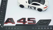 DK Tuning A 45S Bagaj Kırmızı Siyah ABS Yazı Logo Benz İle Uyumlu - 2