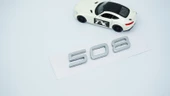 DK Tuning Peugeot 508 Ön Kaput 2022+ Gri ABS Logo Amblem - 3