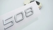 DK Tuning Peugeot 508 Ön Kaput 2022+ Gri ABS Logo Amblem - 1