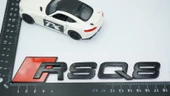 DK Tuning RSQ8 Siyah ABS 3M 3D Bagaj Logo Audi İle Uyumlu - 1