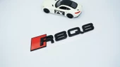 DK Tuning RSQ8 Siyah ABS 3M 3D Bagaj Logo Audi İle Uyumlu - 3