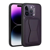 iPhone 14 Pro Max Kılıf Kartlıklı Standlı ​Deri Memo Kapak thumbnail 1