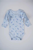 BABYTOO 3'LÜ KARIŞIK DESENLİ UZUN KOLLU BEBEK ÇITÇITLI BADİ - 8
