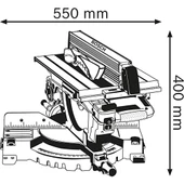 Bosch Professional GTM 12 JL1800 Watt 305 Mm Üstten Tablalı, Gönye Kesme Makinası - 3