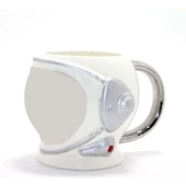 Uzay Temalı Porselen Kupa Bardak Dekoratif Hediyelik - 1