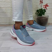 Lotto Charlıson Gri-Pembe Hafızalı İç Taban Bayan Spor Ayakkabı thumbnail 4