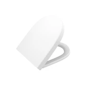 86-003-009-Vitra Sento Klozet Kapağı Duroplast - Üstten Sıkmalı Yavaş Kapanır Metal Menteşeli - Beyaz - 1