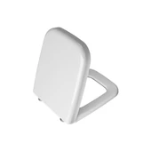 91-003-009-Vitra İntegra Square Klozet Kapağı Duroplast - Üstten Sıkmalı Yavaş Kapanır - Beyaz - 1