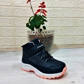 Jump 29194 Siyah-Pembe Cırtlı Fuspetli Kaymaz Kız Çocuk Bot thumbnail 7