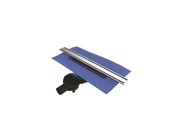 59980480000-Vitra Eco-Flow DK100 60cm Duş Kanalı - Yandan S H:60 Çıkışlı - Mat Krom - 1