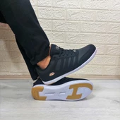 M.P 2041 Siyah Fuspetli Hafif İnce Düz Tabanlı Erkek Spor Ayakkabı - 1
