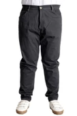 Mode XL Büyük Beden Pantolon Keten 5Cep Milano Classic 20902 Antrasit thumbnail 1