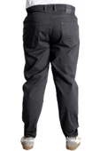 Mode XL Büyük Beden Pantolon Keten 5Cep Milano Classic 20902 Antrasit thumbnail 4