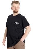 Mode XL Büyük Beden Erkek T-shirt VINTAGE 23144 Siyah - 2