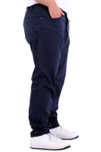 Mode XL Büyük Beden Erkek Gabardin Pantolon 5 Cep Doğa Classic 22920 Lacivert thumbnail 5