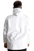 Mode XL Büyük Beden Erkek Kapüşonlu Mont Waterproof Softshell 21235 Beyaz thumbnail 4