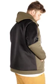 Mode XL Erkek Sweatshirt Waterproof Softshell Zippered 21084 Haki - 2