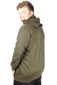 Mode XL Büyük Beden Erkek Sweatshirt Arm Mask 21505 Haki thumbnail 4