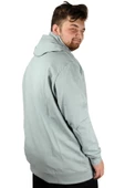 Mode XL Büyük Beden Erkek Sweatshirt Arm Mask 21505 Yeşil - 4