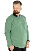 Mode XL Erkek Sweat Polo Cepli Selanik Basic 20441 Çağla thumbnail 2