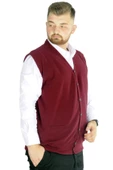 Mode XL Büyük Beden Erkek Yelek Selanik 20545 Bordo - 2