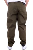 Mode XL Büyük Beden Erkek Gabardin Pantolon 5 Cep Doğa Classic 22920 Haki thumbnail 7