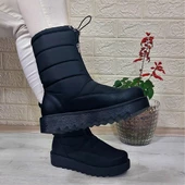 Lee Cooper 31190 Siyah Kaymaz İçi Kürklü Önden Fermuarlı Kar Botu - 3