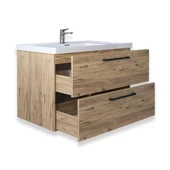 Teta Home Batum 65 cm MDF Banyo Lavabolu Alt Dolap  Atlantik Çam thumbnail 2