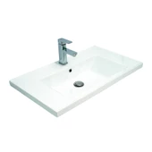 Teta Home Napoli 65 Cm Mdf Banyo Dolabı Seti + Boy Dolabı  Atlantik Çam-Beyaz - 4