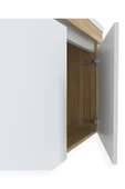 Teta Home Tokyo 65 cm Mdf Banyo Lavabolu Alt Dolap  Teak-Beyaz - 3