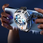 Vendas Gümüş Kaplama 2 Kademeli TEC Soğutma Sistemli N15 Telefon Soğutucu Fan - 3
