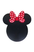 Minnie Mickey Mouse Ahşap Supla - Amerikan Servis - Tabak Altı - 4