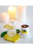 Limon Şeklinde Bardak Altlığı - 1