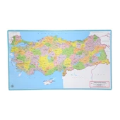 LCSH001 Laço Siyasi Harita Çerçeveli Puzzle - 1