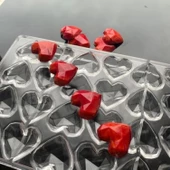 Polikarbon Kalp Pralin Çikolata Kalıbı 8.5 Gr. | Cm-3826 thumbnail 2