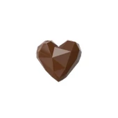 Polikarbon Kalp Pralin Çikolata Kalıbı 8.5 Gr. | Cm-3826 thumbnail 1