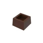 Polikarbon Kare Pralin Çikolata Kalıbı 8 gr | Cm-1425 thumbnail 1