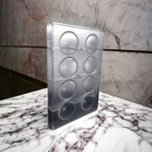 Polikarbon Büyük Küre Pralin Çikolata Kalıbı-3685 thumbnail 2