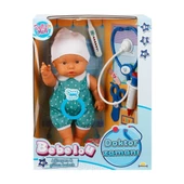 30111 Bebelou Doktor Zamanı Sesli Bebek Seti 35 cm -Sunman - 2