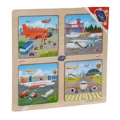 ONY-343/344/345/346 Ahşap Eğitici 4'lü Puzzle -Onyıl - 3