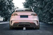 Autogp Tesla model y turbo bagaj üstü spoiler pianoblack - 1