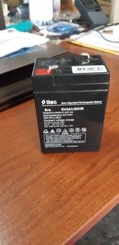 ttec 6V4Ah20HR Valve Regulated Rechargeable Battery 6 Volt 4 Amper Bakımsız Kuru Akü 6V 4Ah Akü - 6