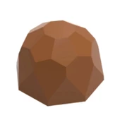 Polikarbon Yuvarlak Pralin Çikolata Kalıbı 13 gr | Cm-1297 thumbnail 2