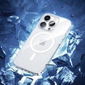 Vendas iPhone 14 Pro Max Uyumlu Magnetik Crystal Wireless Şarj Destekli Magic Fit Silikon Kılıf - 7