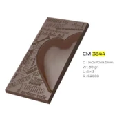 Polikarbon Tablet Çikolata Kalıbı 80 gr | Cm-3844 thumbnail 1