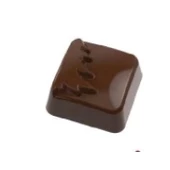 Polikarbon Kare Pralin Çikolata Kalıbı 13 gr | Cm-3911 thumbnail 1